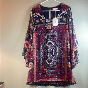 Altar'd State Multicolor Bohemian Dress
